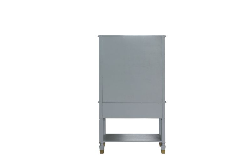 House Pearl Gray Finish Marchese Cabinet