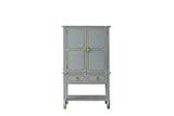 House Pearl Gray Finish Marchese Cabinet