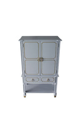 House Pearl Gray Finish Marchese Cabinet