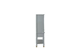 House Pearl Gray Finish Marchese Cabinet