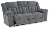 Tip-Off Slate Power Reclining Sofa, Loveseat And Recliner