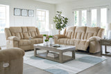 Tip-Off Wheat Power Reclining Sofa, Loveseat And Recliner