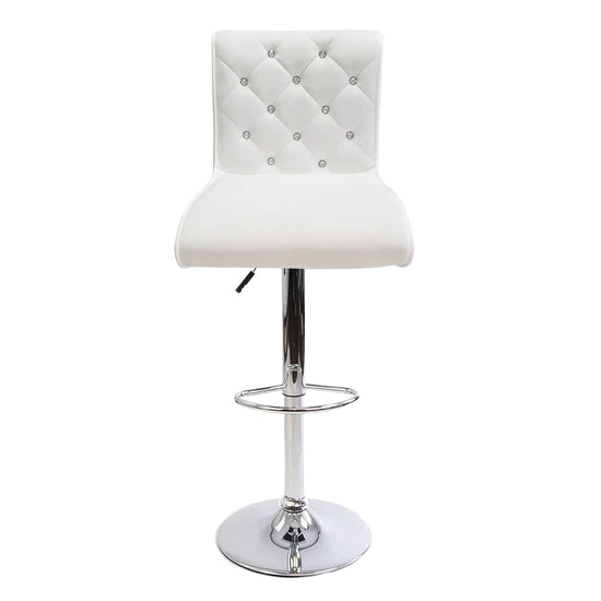 Elizabeth Crystal Tufted Vanity Stool