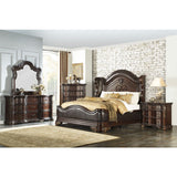 Highlands Dark Cherry Queen Bed