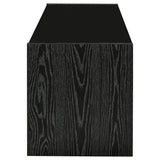 Alton 62" 3-Drawer Tv Console Black Oak