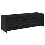 Alton 62" 3-Drawer Tv Console Black Oak