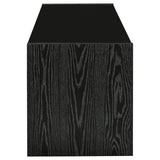 Alton 62" 3-Drawer Tv Console Black Oak