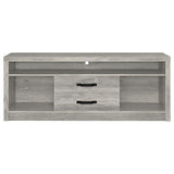 Burke 2-Drawer Tv Console Grey Driftwood