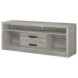 Burke 2-Drawer Tv Console Grey Driftwood