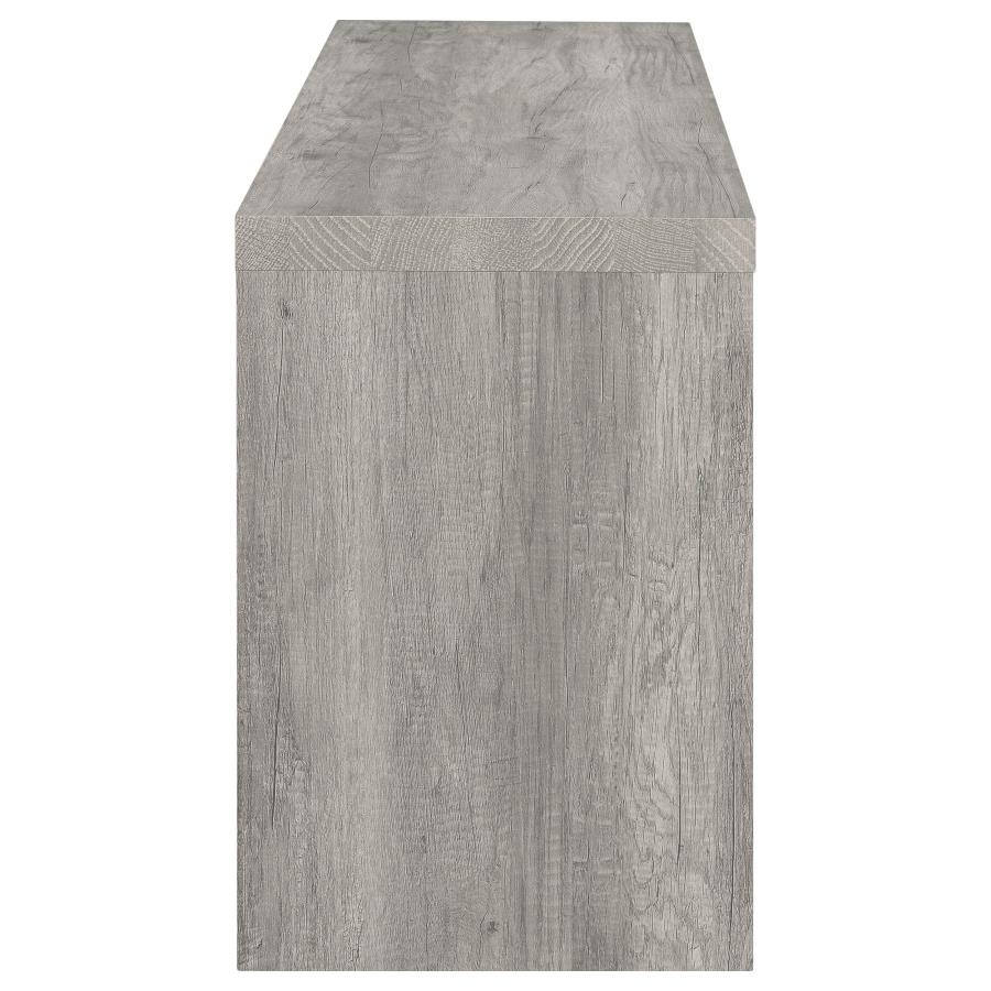 Burke 2-Drawer Tv Console Grey Driftwood