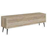 Allie 2-door Engineered Wood 71" TV Stand Distressed Pine