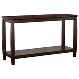 Dixon Rectangular Sofa Table With Lower Shelf Espresso