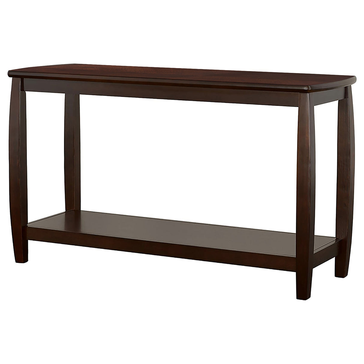 Dixon Rectangular Sofa Table With Lower Shelf Espresso