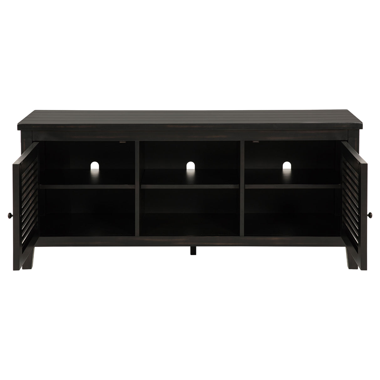 Concord Distressed Java 2-Door 60-Inch Tv Stand Console