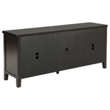 Concord Distressed Java 2-Door 60-Inch Tv Stand Console