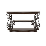 Laney Sofa Table Deep Merlot And Clear