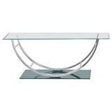 Danville U-Shaped Coffee Table Chrome