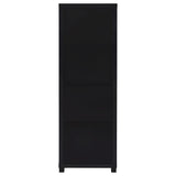 Jupiter 3-shelf Engineered Wood Media Tower Black