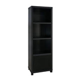 Jupiter 3-shelf Engineered Wood Media Tower Black