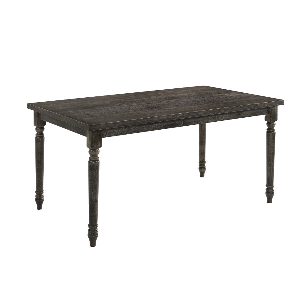 Claudia Weathered Gray Finish Ii Dining Table