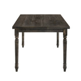 Claudia Weathered Gray Finish Ii Dining Table