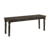 Claudia Weathered Gray Finish Ii Bench