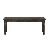 Claudia Weathered Gray Finish Ii Bench