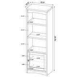 Laughlin White 3-Piece Entertainment Center Tv Stand