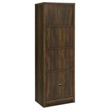 Laughlin 3-shelf Engineered Wood Media Tower Dark Pine