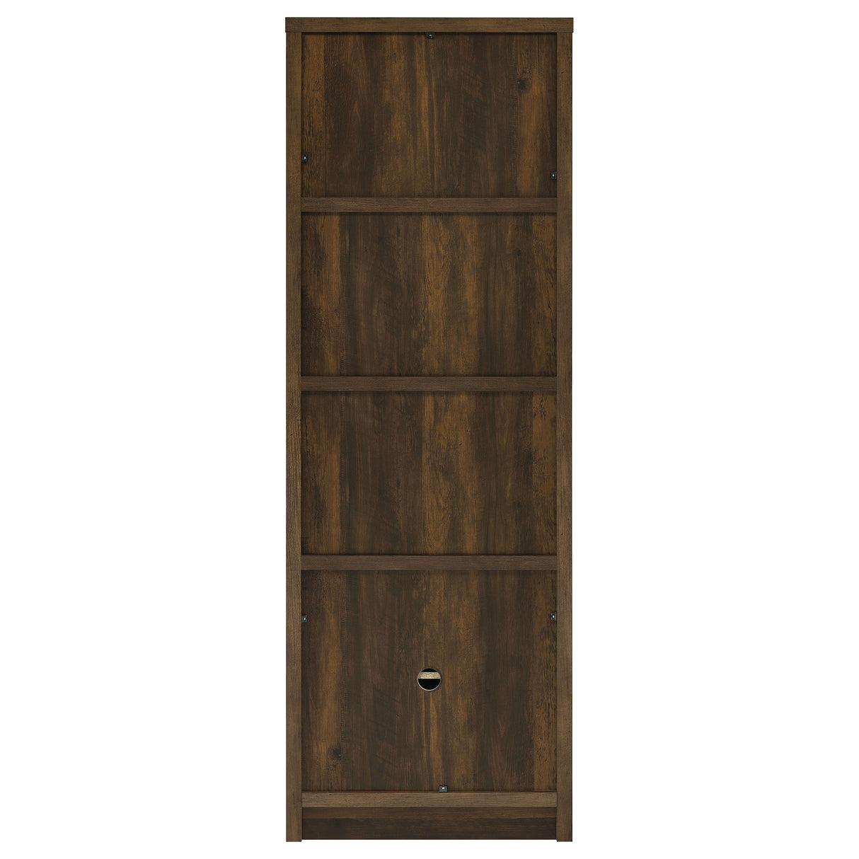 Laughlin 3-shelf Engineered Wood Media Tower Dark Pine