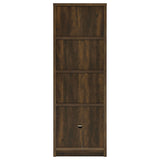 Laughlin 3-shelf Engineered Wood Media Tower Dark Pine