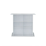 Kite White High Gloss Finish Bar Table