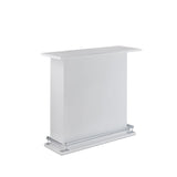 Kite White High Gloss Finish Bar Table