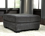 Tracling Slate Oversized Ottoman