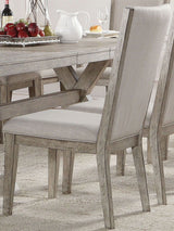 Rocky Gray Oak Dining Room Set