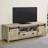 Madra Rectangular Tv Console With 2 Sliding Doors