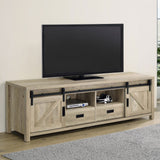 Madra Rectangular Tv Console With 2 Sliding Doors