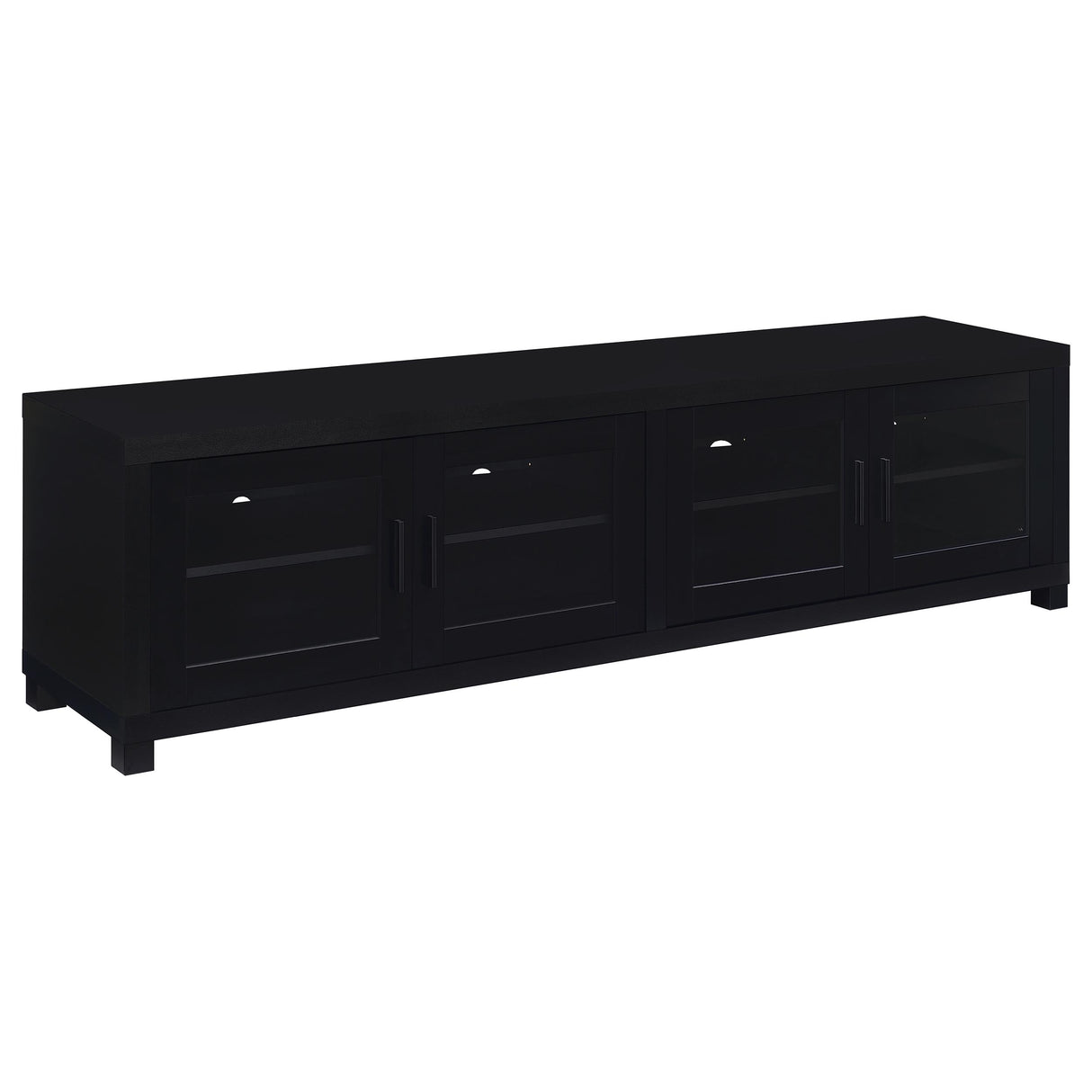 Jupiter Black 3-Piece Entertainment Center 79-Inch Tv Stand