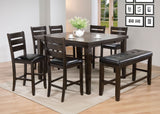 Urbana Espresso Counter Height Dining Room Set