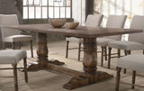 Leventis Weathered Oak Dining Room Set