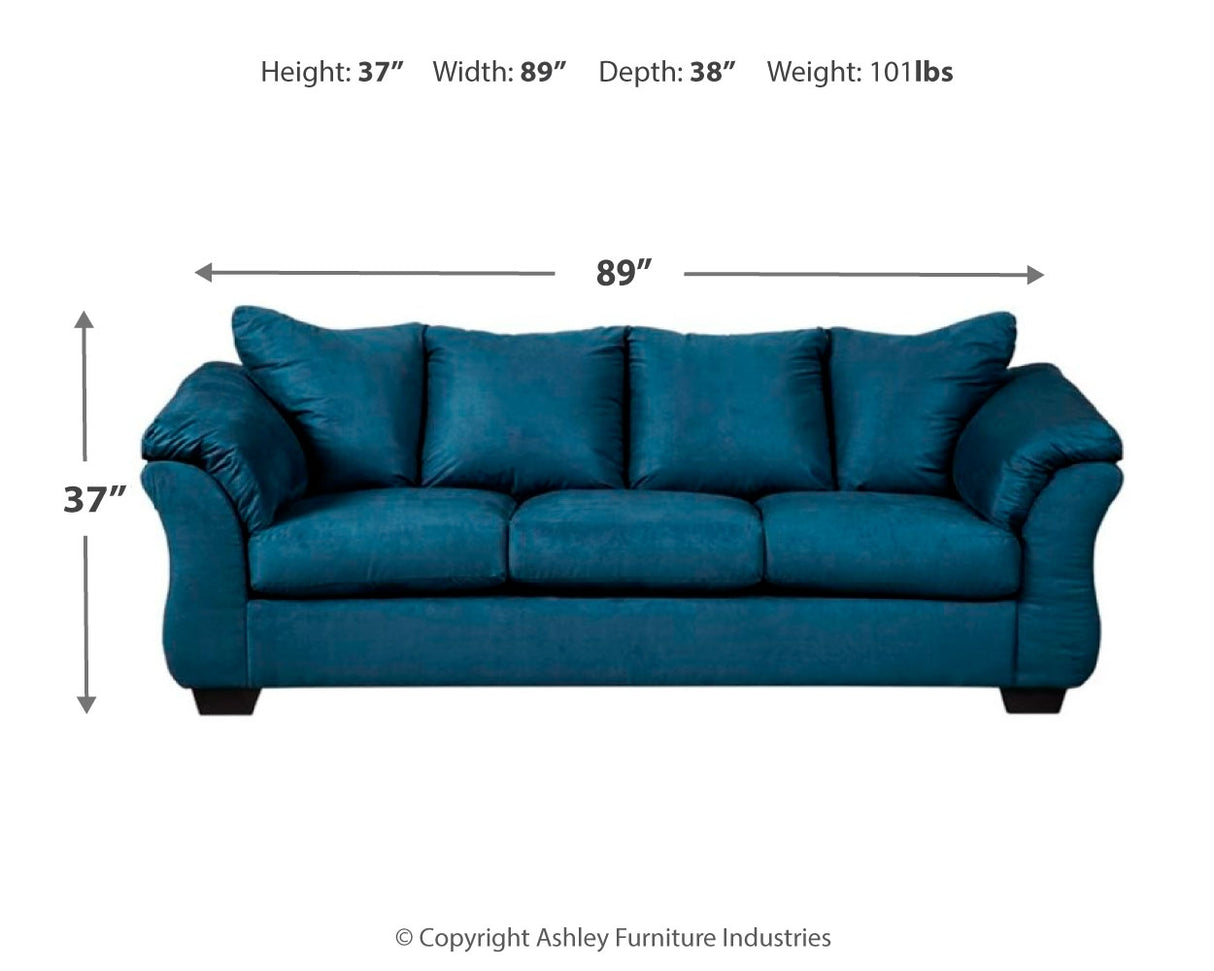 Darcy Blue Sofa