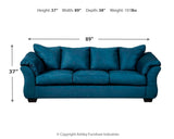 Darcy Blue Sofa