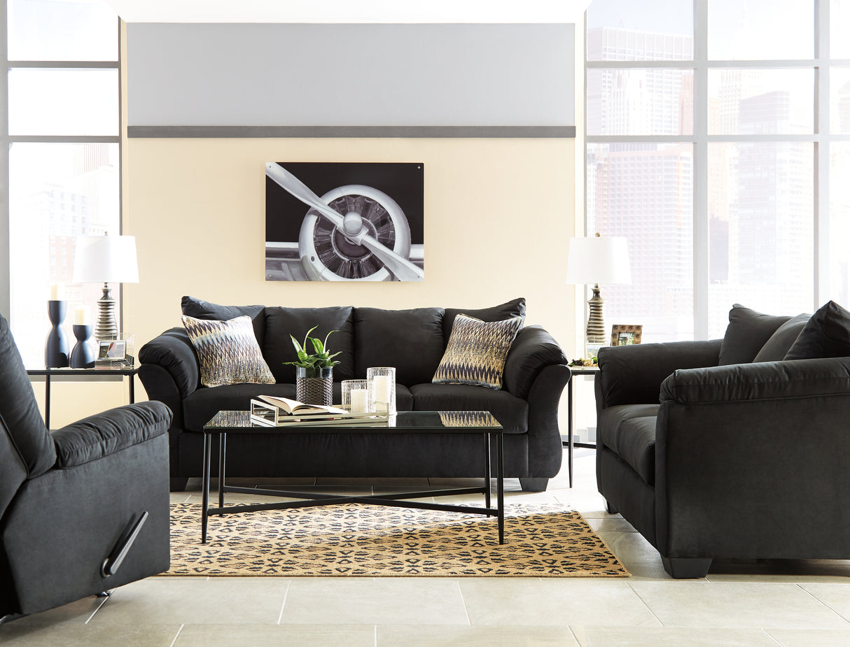 Darcy Black Sofa