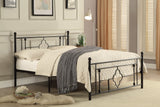 Morris Black Full Metal Platform Bed