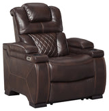 Warnerton Power Reclining Sofa and Loveseat with Power Recliner