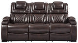 Warnerton Power Reclining Sofa and Loveseat with Power Recliner