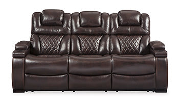 Warnerton Chocolate Power Reclining Sofa