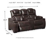 Warnerton Power Reclining Sofa and Loveseat