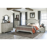 Mossbrook Light Gray Eastern King Bed