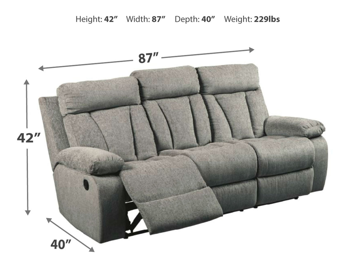 Mitchiner Reclining Sofa with Recliner